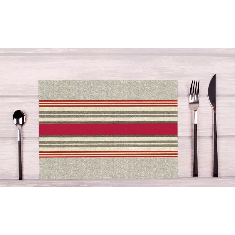 PROnappe 400 Placemats Baskenland Multicolored 30.0 x 40,0 cm