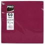 PROnappe popierinės servetėlės Bordeaux 2 sluoksnių 20,0 x 20,0 cm 50 vnt. pakuotė
