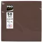 PROnappe servetės rudos 2-sluoksnių 20,0 x 20,0 cm 50 vnt.