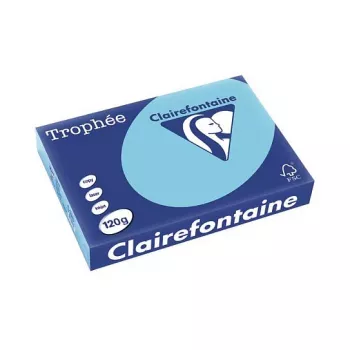 Clairefontaine Trophée Pastel A4 kopijinis popierius 120g 250 lapų mėlynas FSC sertifikuotas