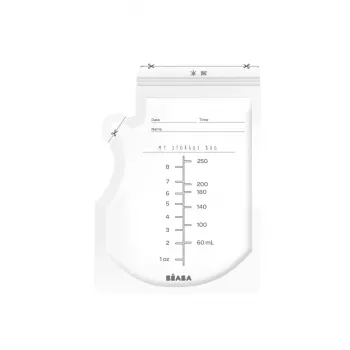 Beaba Maisto Laikymo Maišeliai 50 vnt., 250 ml, Skaidrūs 911738