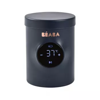 Beaba Milk Nomad Night Blue Portable Bottle Warmer & Mixer 2-in-1