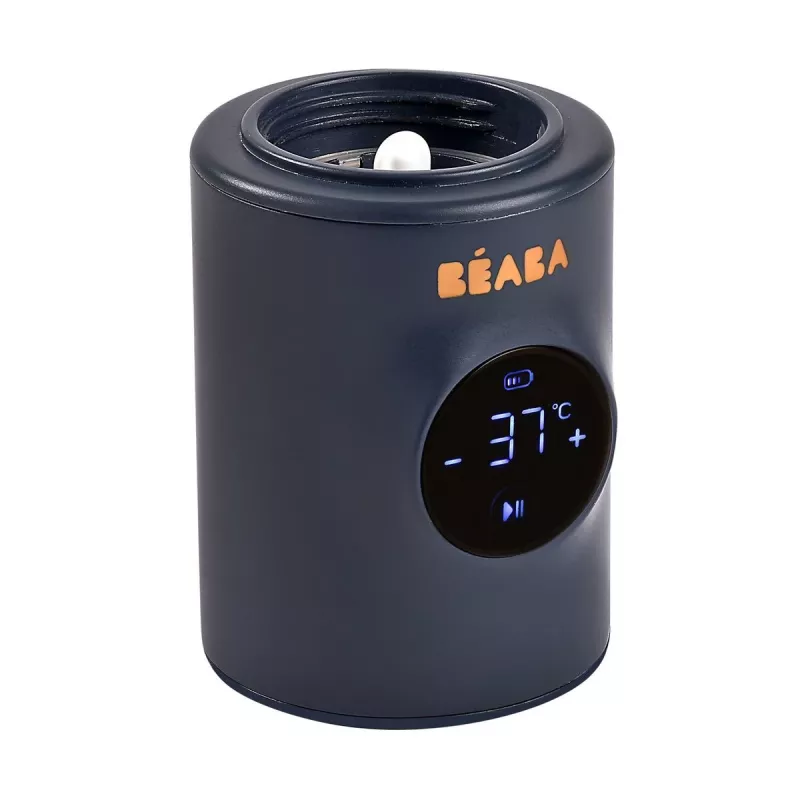 Beaba Milk Nomad Night Blue Portable Bottle Warmer & Mixer 2-in-1