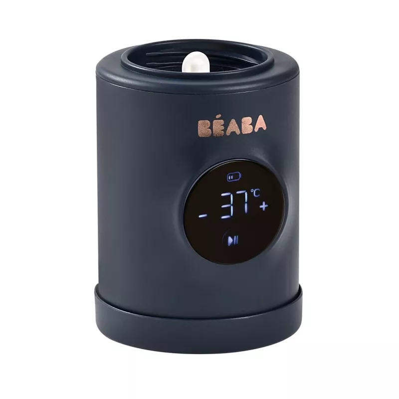 Beaba Milk Nomad Night Blue Portable Bottle Warmer & Mixer 2-in-1
