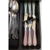 Beaba Stainless Steel Cutlery Set 12m+ Misty Green