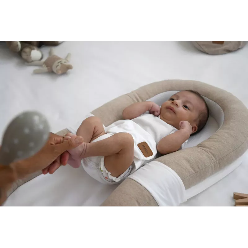Beaba Kokon Baby Nest 0-3 Months Cocoony Heather Clay