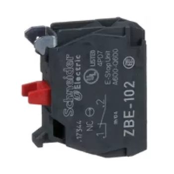 Schneider Electric ZBE102 Pagalbinis Kontaktų Blokas, 1 NO, Sraigtinis Gnybtas, Harmony XB4/XB5