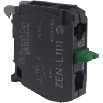 Schneider Electric ZENL1111 Harmony XALD/XALK Tuščias Valdymo Pulto Korpusas, 1 Anga, Polikarbonatas, Šviesiai Pilka/Geltona, IP66/IP67/IP69/IP69K