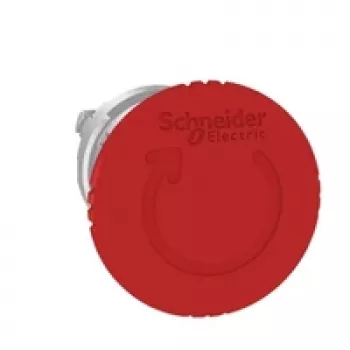Schneider Electric avarinis sustabdymo mygtukas ZB4BS844 40 mm raudona grybo formos galvute