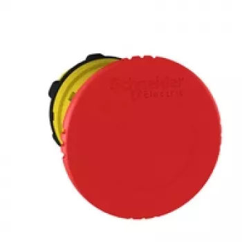Schneider Electric ZB5AS844 avarinio sustabdymo mygtukas, 40 mm grybo formos galvutė, raudona, plastikas, IP69K
