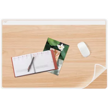 CEP Office Solution rašomasis kilimėlis plastikinis baltas/ąžuolas 65x50 cm