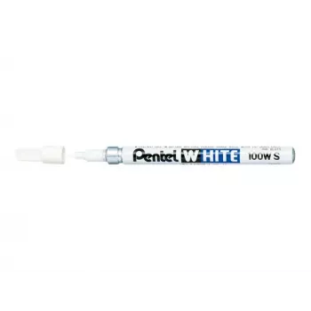 Pentel Permanent Marker - White - Pigment Ink - Bullet Tip 2.0 mm