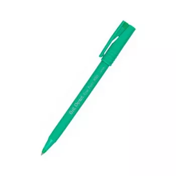 Pentel R50 Retractable Rollerball Pen - Green - 0,8 mm - Ambidextrous