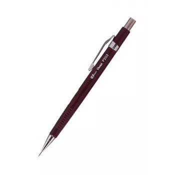 Pentel Sharp 200 mechaninis pieštukas 0,3 mm HB rudas sidabrinis