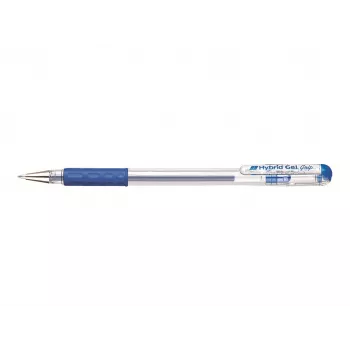 Pentel Gel Roller 0.3mm Blue Hybrid-Grip Rubber Grip Zone