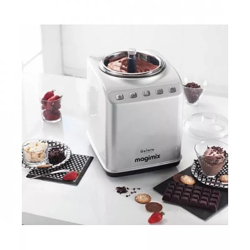 Magimix Gelato Expert Ledų Gaminimo Aparatas 11680RW 2x2L Integruota Kompresoriaus Sistema