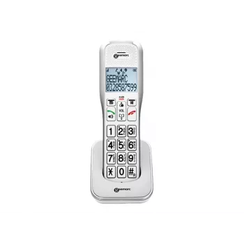 Geemarc AmpliDECT 595 papildomas ragelis neprigirdintiems – baltas