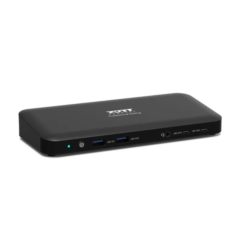 PORT Designs USB-C Office Dock - 3x 4K EU Screw Cable
