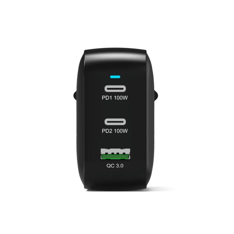 PORT Designs Wall Charger Type C PD 100W GaN+ C to C Cable 2M EU