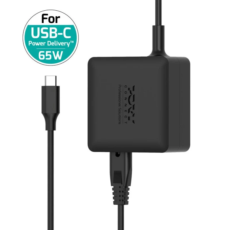 PORT Designs GaN 65W USB-C maitinimo blokas su EU kabeliu