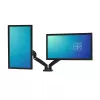 PORT Designs PORT Connect Reguliuojamas Dviejų Monitorių Laikiklis - 2 Ekranams iki 32 inch - Stalo Spaustuvas/Anga - Juodas