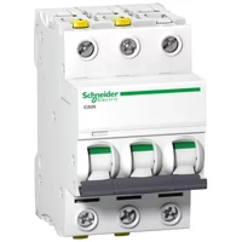 APC Schneider Electric A9F04340 Miniature Circuit Breaker 3P 40A C-Curve 10kA DIN Rail IP20