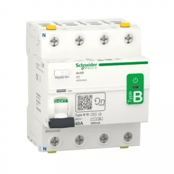 Schneider Electric Acti9 iID 40A 30mA Type AC RCCB 2P 230V IP20