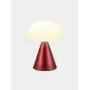 Lexon Mina Audio L LED lempa su Bluetooth garsiakalbiu Dark Red LH76DR