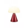 Lexon Mina Audio L LED lempa su Bluetooth garsiakalbiu Dark Red LH76DR