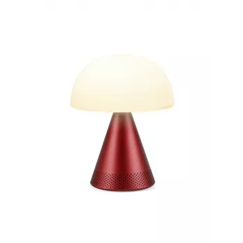 Lexon Mina Audio L LED lempa su Bluetooth garsiakalbiu Dark Red LH76DR