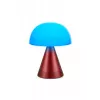 Lexon Mina Audio L LED lempa su Bluetooth garsiakalbiu Dark Red LH76DR