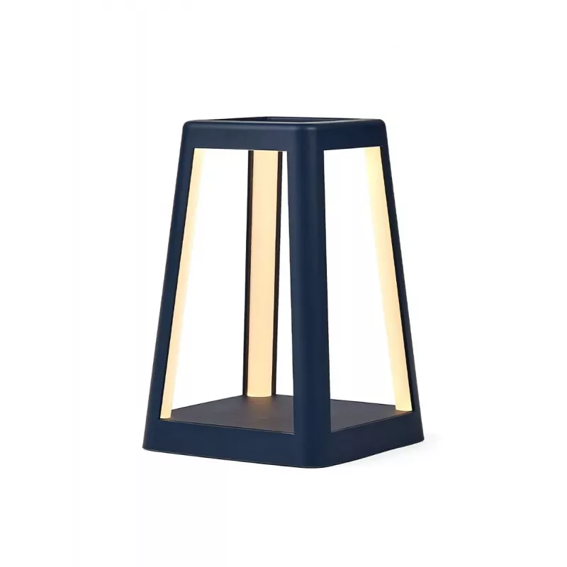 LEXON LED nešiojamas žibintas su Qi belaidžiu įkrovimu, tamsiai mėlynas LH94DB