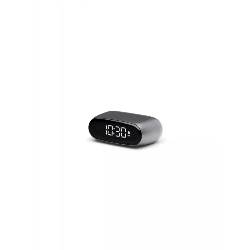 Lexon Minut Mini Alarm Clock Gun Metal LR154X