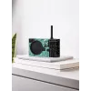 Lexon Tykho 3 X JMB Radijo Bluetooth Nešiojamas FM Radijas su Basquiat Meno Kūriniu, Juoda