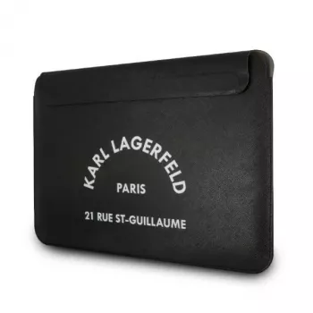 Karl Lagerfeld Sleeve KLCS133RSGSFBK 13 inch Black Saffiano RSG Laptop Sleeve