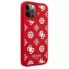Guess GUHCP12LLSPEWRE iPhone 12 Pro Max 6,7 inch Raudonas kietas dėklas „Peony Collection“