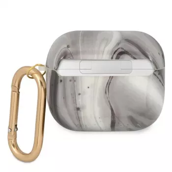 Guess GUA3UNMK AirPods 3 dangtelis Black Marble Collection