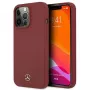 MERCEDES-BENZ MEHCP13LSILRE Silicone Line Hard Case, iPhone 13 Pro / 13 6,1 inch, raudona