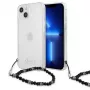 Guess GUHCP13MKPSBK iPhone 13 / 14 / 15 6,1 inch Transparent Hardcase Black Pearl