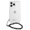 Guess GUHCP13XKPSBK iPhone 13 Pro Max 6,7 inch Transparent Hardcase Black Pearl