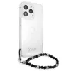 Guess GUHCP13XKPSBK iPhone 13 Pro Max 6,7 inch Transparent Hardcase Black Pearl