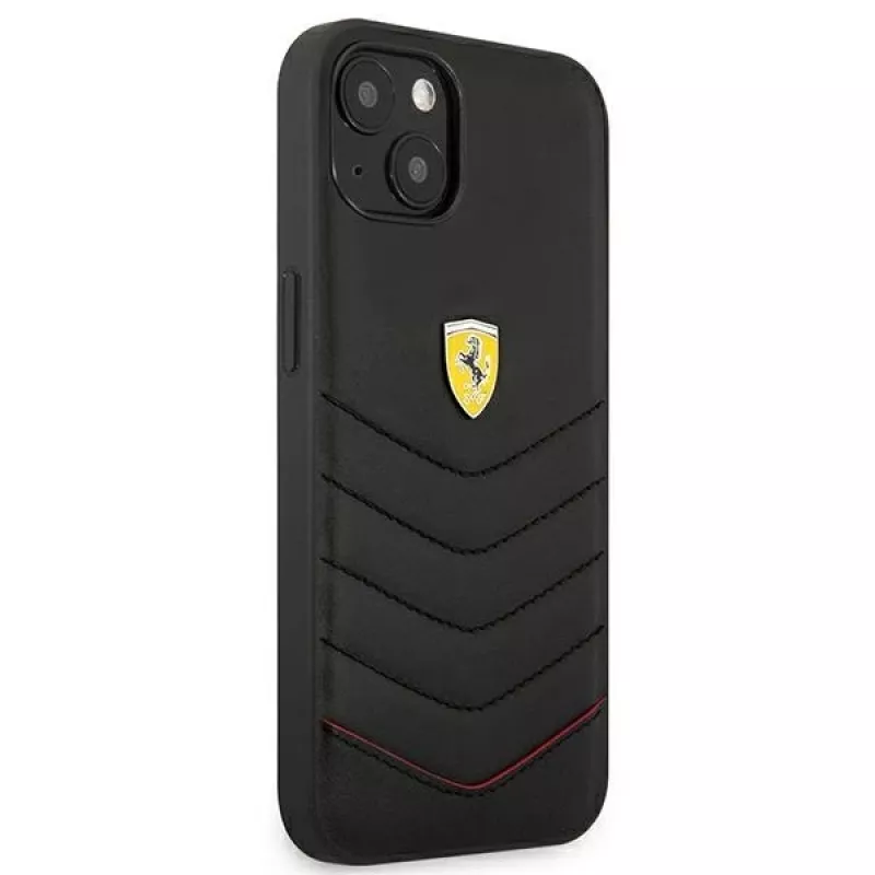 Ferrari FEHCP13SRQUK iPhone 13 Mini 5,4 inch Black Hardcase Off Track Quilted