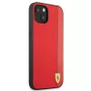 Ferrari On Track Carbon Stripe Hard Case for Apple iPhone 13 mini 5,4 inch Red