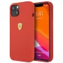 Ferrari FESSIHCP13SRE Silicone Hard Case, skirta Apple iPhone 13 mini 5,4 inch, raudona