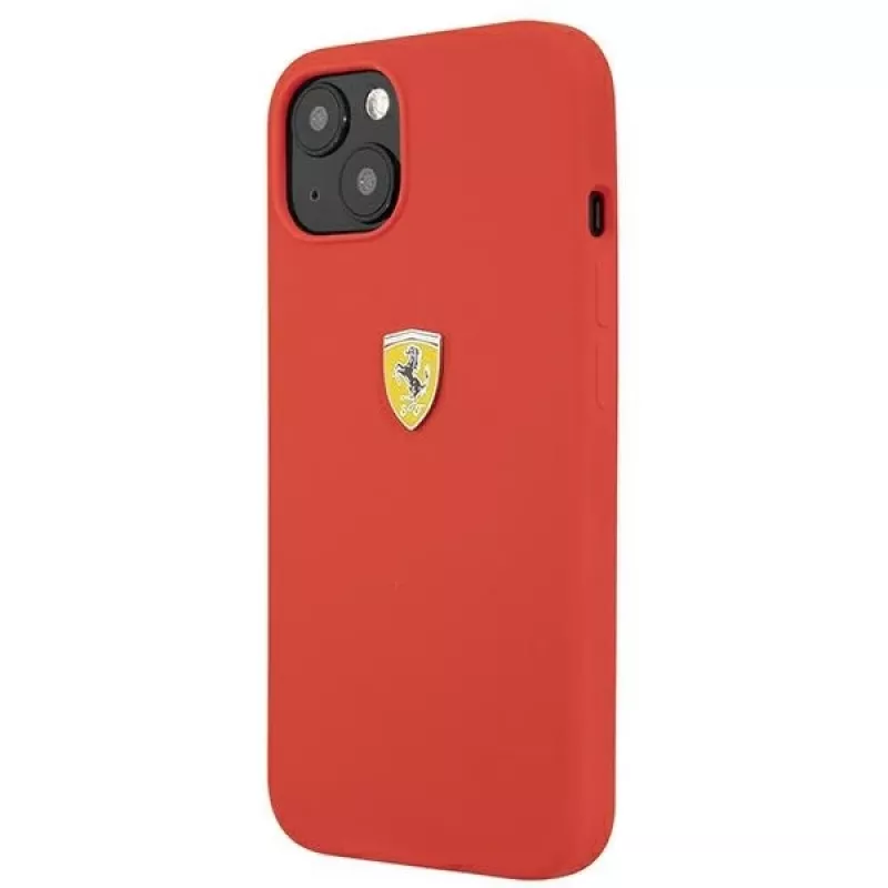 Ferrari FESSIHCP13SRE Silicone Hard Case, skirta Apple iPhone 13 mini 5,4 inch, raudona