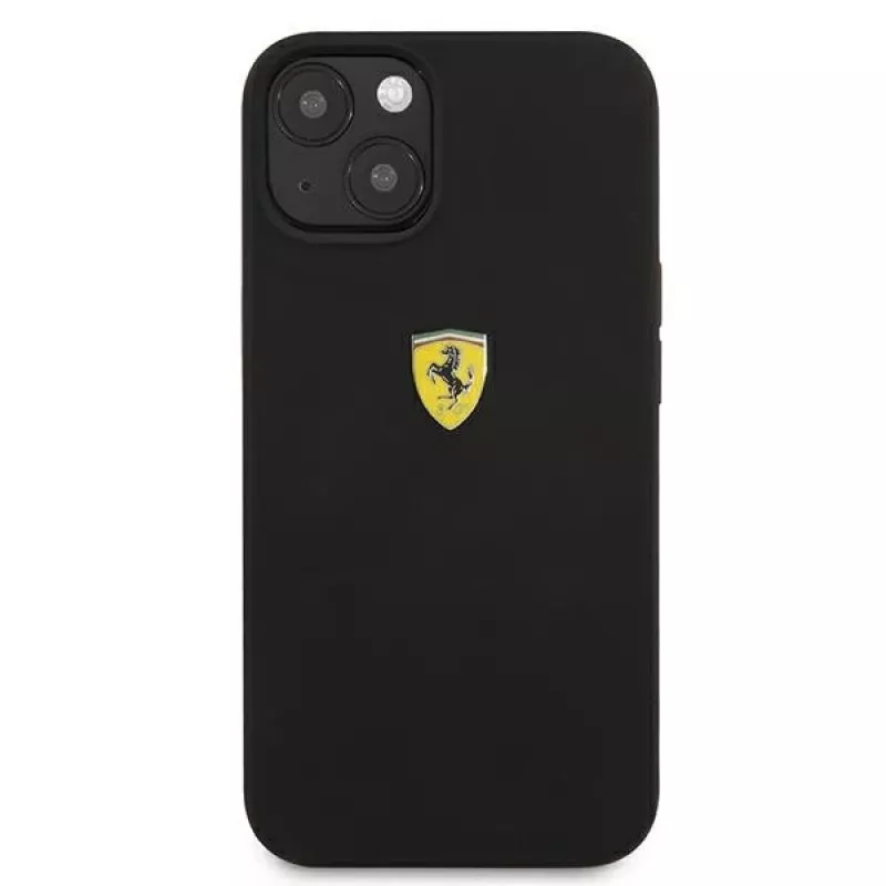 Ferrari FESSIHCP13SBK iPhone 13 mini 5,4 inch Black Hardcase Silicone Back Cover
