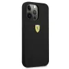 Ferrari FESSIHCP13LBK Silicone Hard Case, skirta iPhone 13 Pro / 13, juoda
