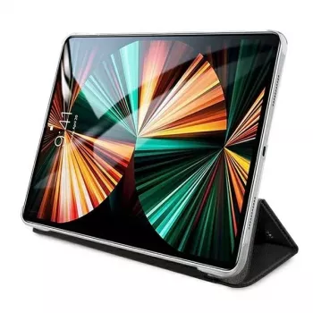 Karl Lagerfeld KLFC11OKMK Knyginis viršelis, skirtas iPad Pro 11 colių (2021) – juoda Saffiano Karl Iconic