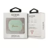 Guess GUA3LSCHSN AirPods 3 dangtelis, žalias silikonas, Charm Heart Collection