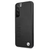 BMW Hardcase, skirta Samsung Galaxy S22+, juoda, su firmos logotipo įspaudu